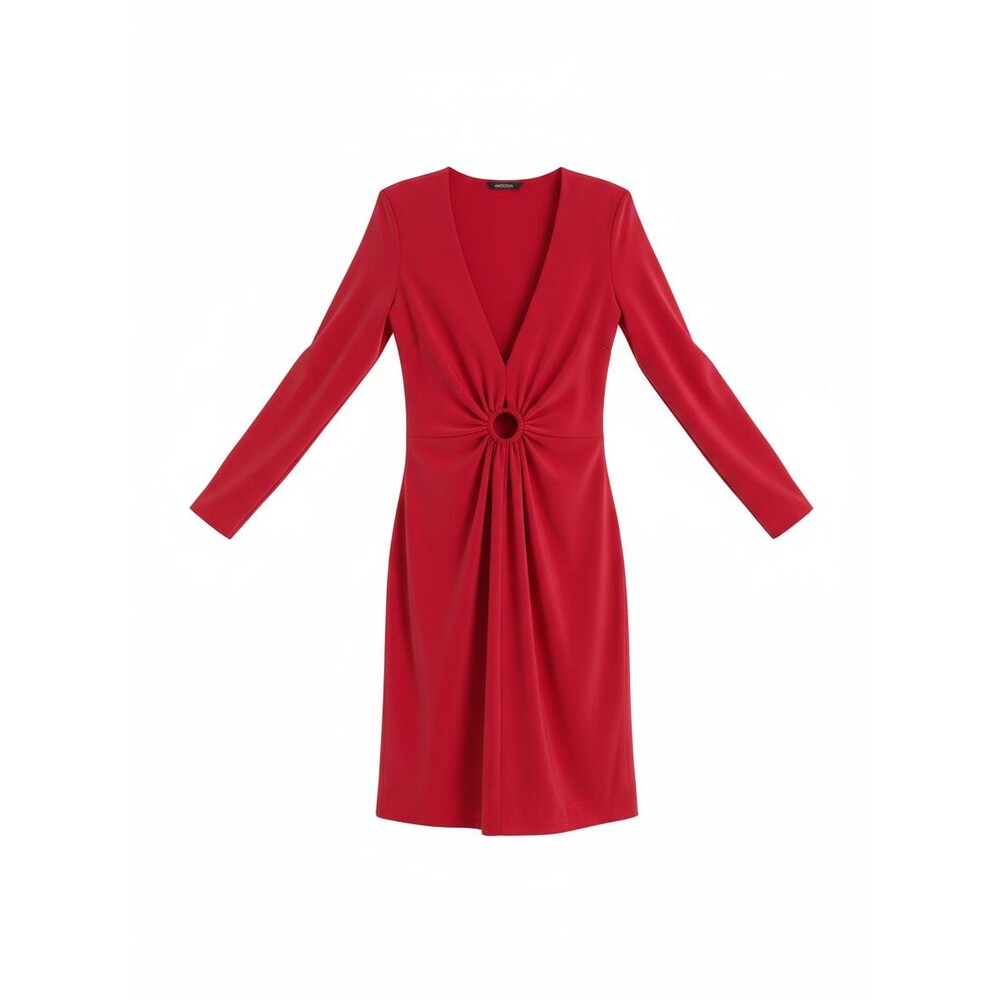 Marciano Women's Pink Long Sleeve Evening Gown Size 40 NWT